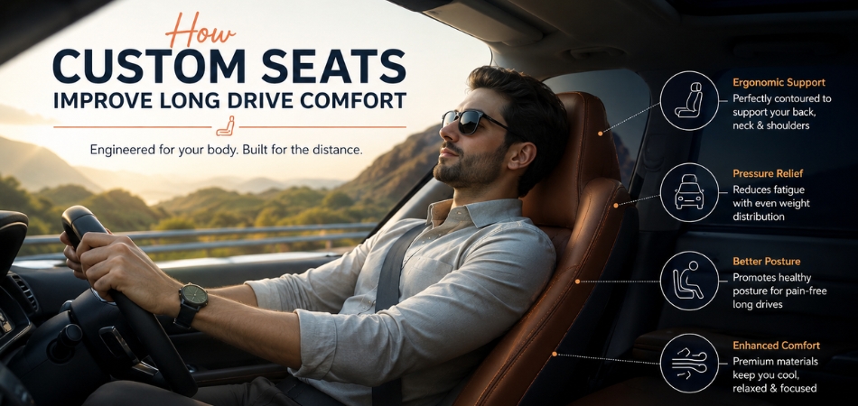 How Custom Seats Improve Long Drive Comfort