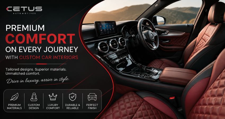 Premium Comfort on Every Journey with Custom Car Interiors