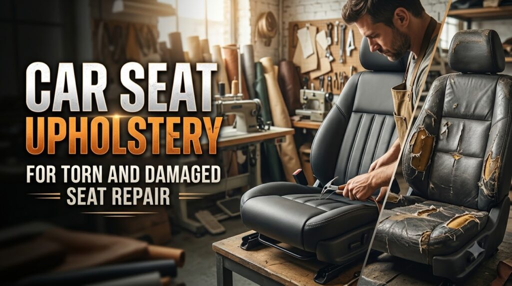 Car Seat Upholstery for Torn and Damaged Seat Repair